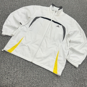 아디다스 화이트 바람막이 자켓 105/XL