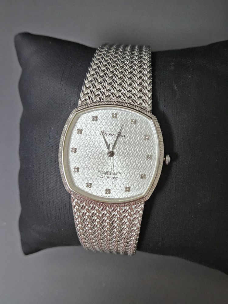 Para dos 남녀공용 보석백통 메탈 시계--5