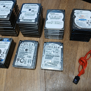 노트북 HDD 500GB 2.5인치 윈도우10 유틸등