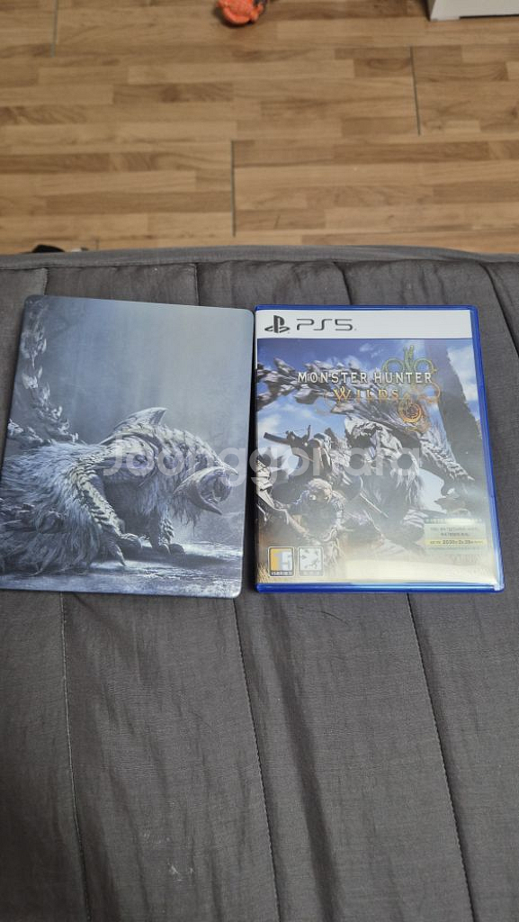 ps5몬헌와일즈 코드미사용 스틸북--0