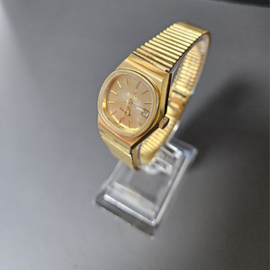 빈티지 Rado 여성용 올금장 수동태엽식 메탈 시계/S