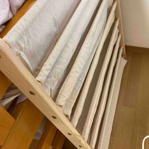 나무 다층 책장