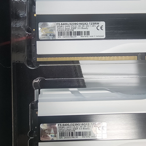 램 Gskill 16g x 2개 오버클럭용 새상품 팜