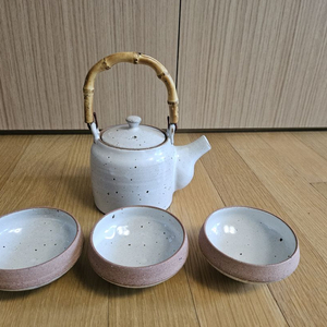 이도도자기 다기세트 4p
