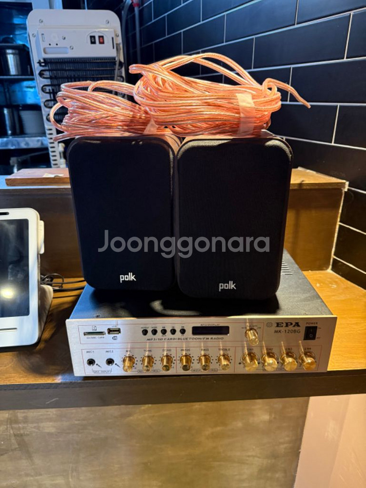 Polk Audio ES10 스피커+epa mk-120--1
