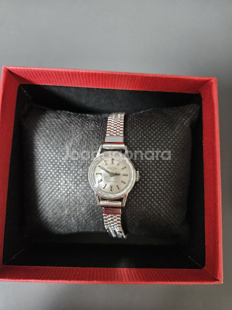 빈티지 에니카 여성용 수동태엽식 메탈 시계/SWISS--9