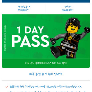 4월19일 레고랜드 티켓 판매합니다