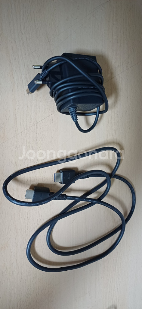 닌텐도 스위치 정품 충전기 & HDMI 케이블--0