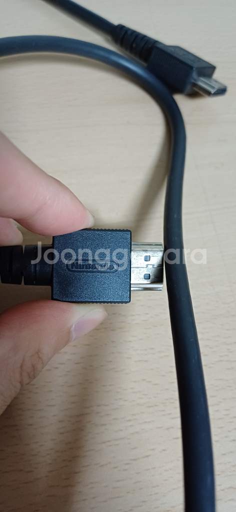 닌텐도 스위치 정품 충전기 & HDMI 케이블--3