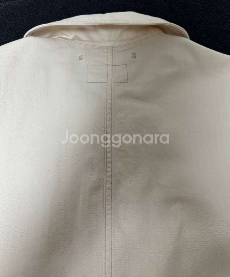 RRL 헤링본 HBT 숄카라 해군 코튼 오버셔츠자켓--5