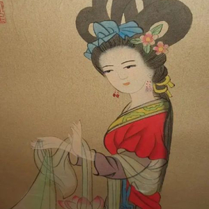 미인도 족자