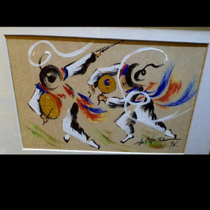 김영자화백 그림 액자