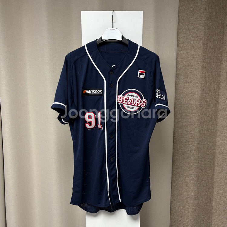 두산베어스 김승후 실착 지급용 유니폼--0
