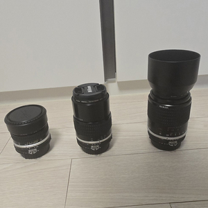 니콘 수동렌즈 (16mm, 105mm, 135mm)판매