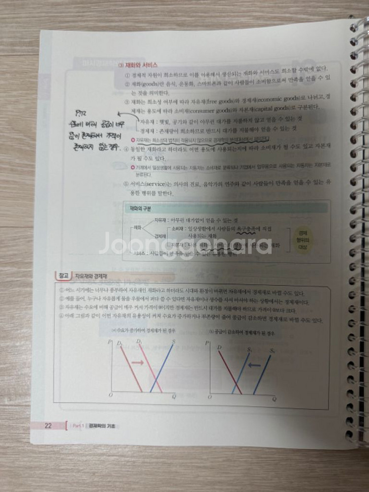경제학 연습 교재 일괄 판매 (필기노트 2권포함,제본)--4