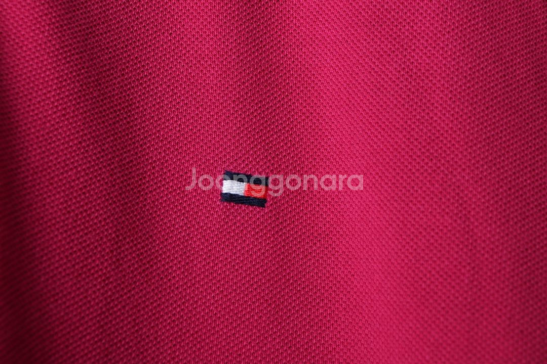 (2XL) 타미힐피거 반팔 카라 티셔츠 빅사이즈 로고--4