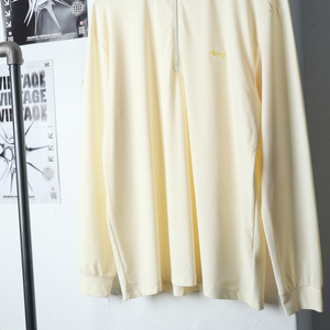 (2XL) 루이까스텔 카라 긴팔티셔츠 빅사이즈 반집업