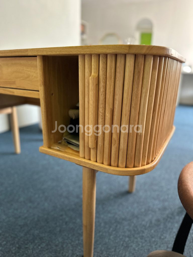 원목 화장대 책상 고급테스크--3