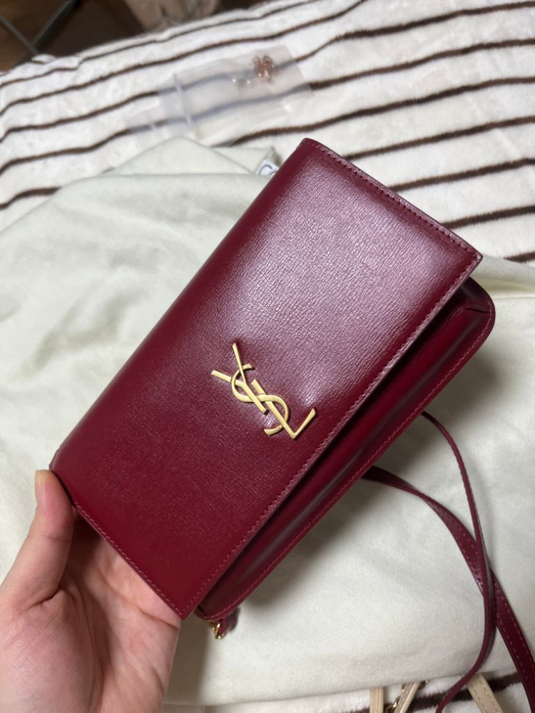 생로랑 폰케이스 월렛 미니 체인백 클러치woc--4