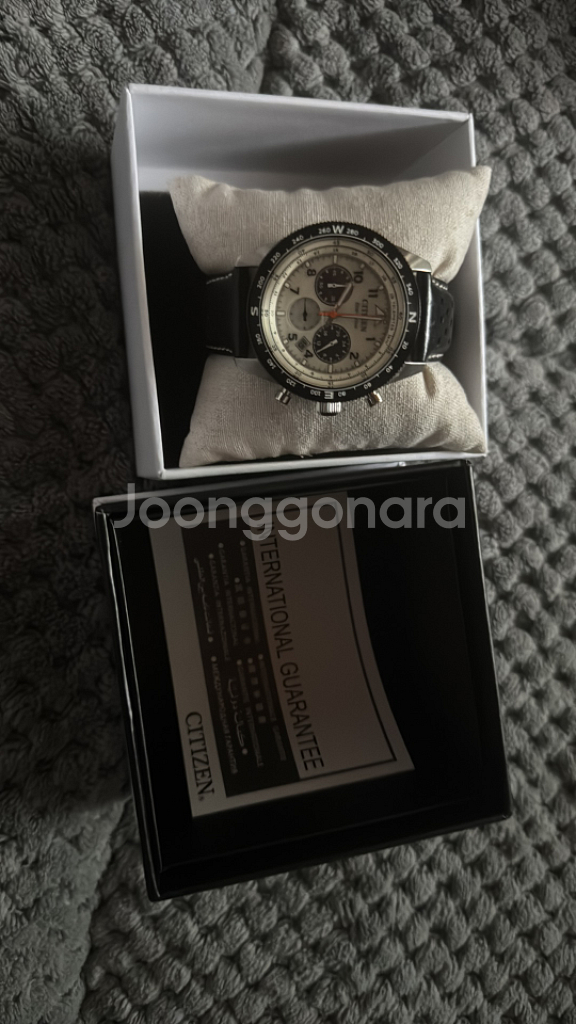 시티즌 에코드라이브 컴퍼스 크로노그래피 급처--0