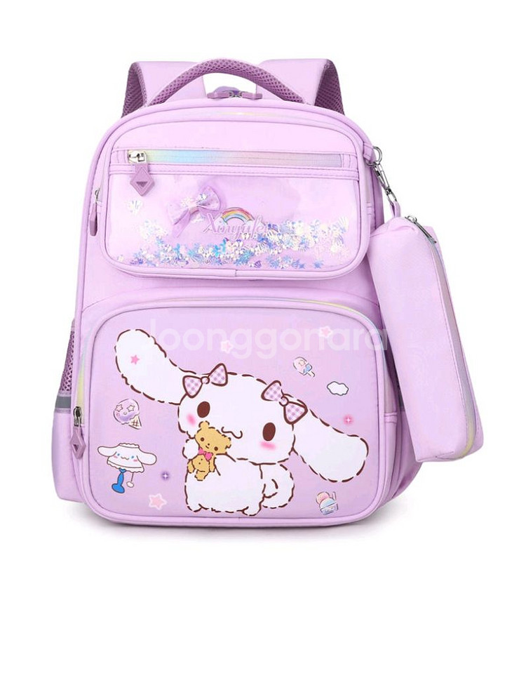 새제품)산리오 초등학생 책가방 필통포함 시나모롤--2