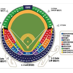 4월 26일 두산 롯데 경기 3루 레드석 단석 (1석)