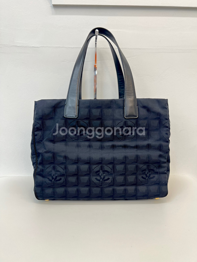 샤넬 빈티지 트래블 나일론 블랙 쇼퍼백 8030949--0