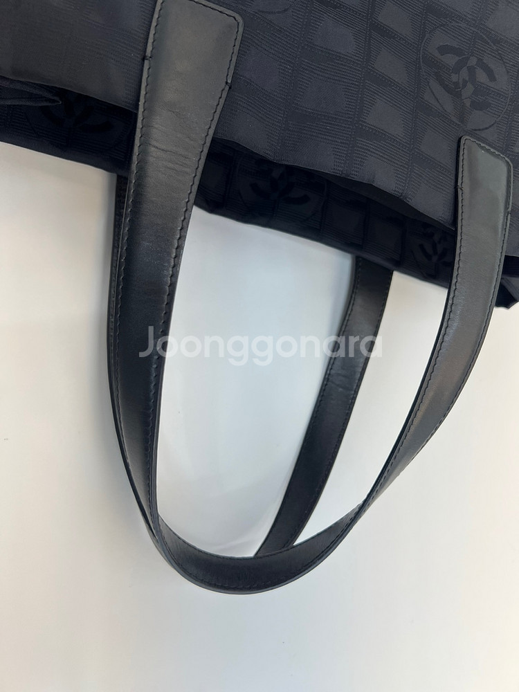 샤넬 빈티지 트래블 나일론 블랙 쇼퍼백 8030949--8