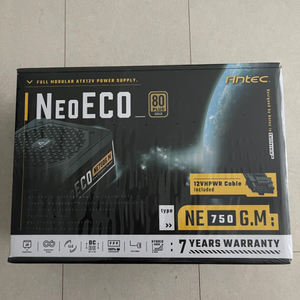 미개봉 안텍 NeoEco 750W 80PLUS GOLD