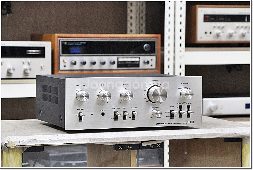 파이오니아 A급 아날로그 인티앰프 SA-6800 MK2--0