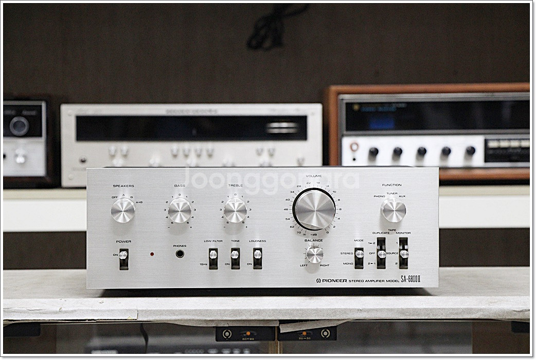 파이오니아 A급 아날로그 인티앰프 SA-6800 MK2--2