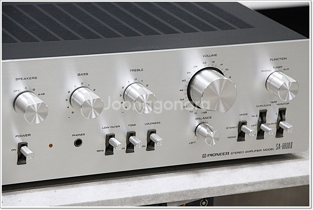 파이오니아 A급 아날로그 인티앰프 SA-6800 MK2--3