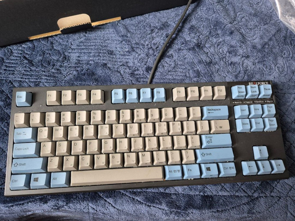 리얼포스 R2 TKL 45G 균등 한글자판 팝니다 이미지