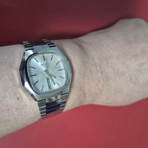 빈티지 부로바 남성용 자동메탈 시계 /SWISS