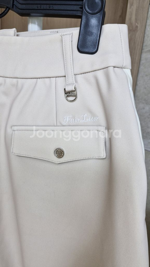 [페어라이어]골프스커트/사이즈S/아이보리--3
