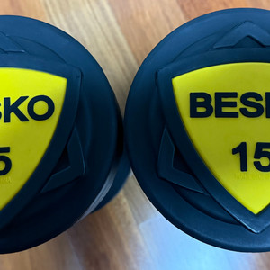 베스코(BESKO) TPU 우레탄 덤벨 15kg
