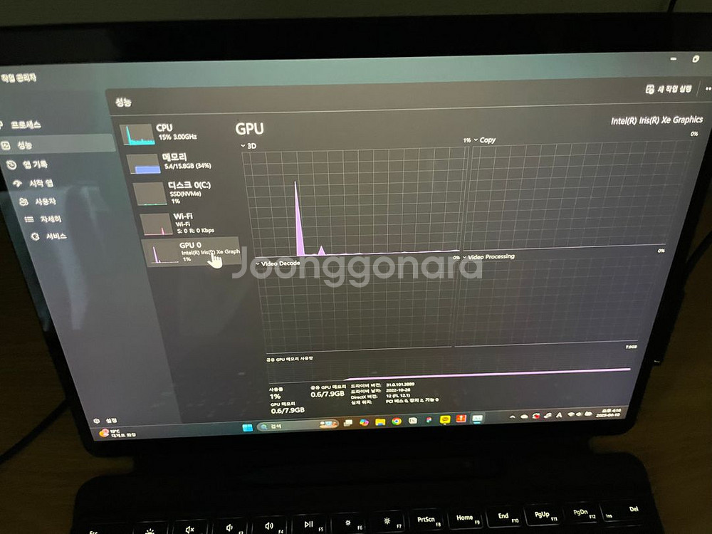 서피스 프로8 i7 , 16gb ,512gb--3