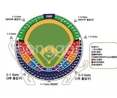 4/20 두산 vs 기아 중앙,1루네이비통로 4연석양도--0