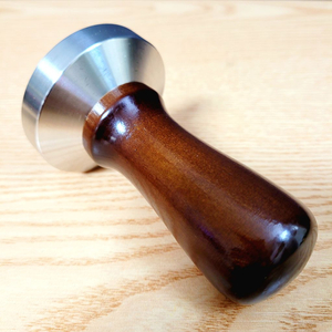 커피 원목 우드 템퍼 탬퍼 체리 무늬 58mm