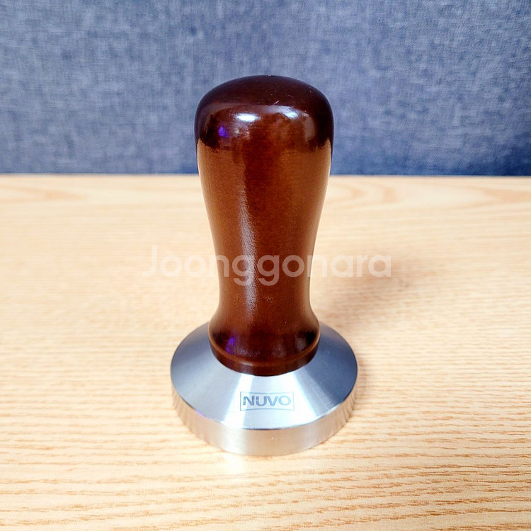 커피 원목 우드 템퍼 탬퍼 체리 무늬 58mm--1