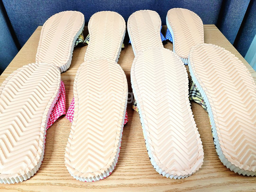 건강 지압 슬리퍼 거실화 층간소음 실내화 총4세트--1