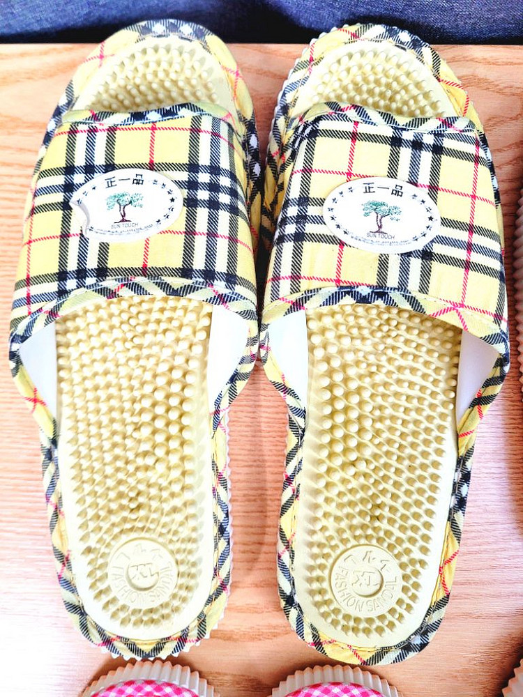 건강 지압 슬리퍼 거실화 층간소음 실내화 총4세트--5