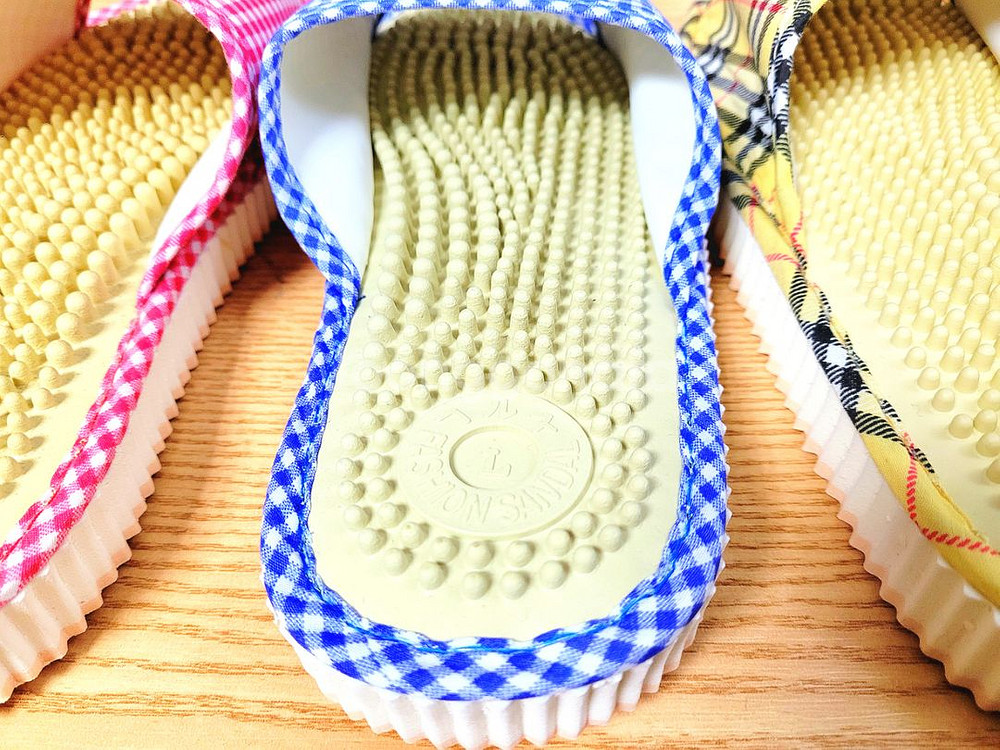 건강 지압 슬리퍼 거실화 층간소음 실내화 총4세트--4