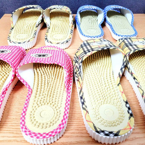 건강 지압 슬리퍼 거실화 층간소음 실내화 총4세트