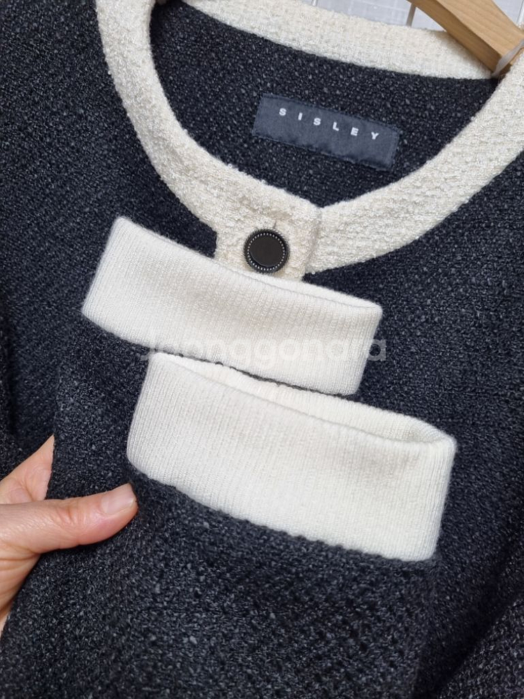 (택포) 시슬리 트위드자켓 트위드점퍼--2