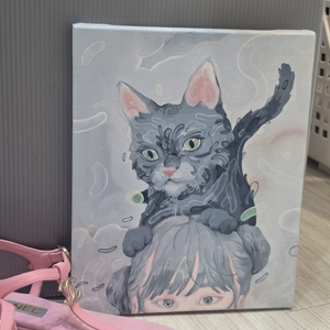 고양이 소녀 그림