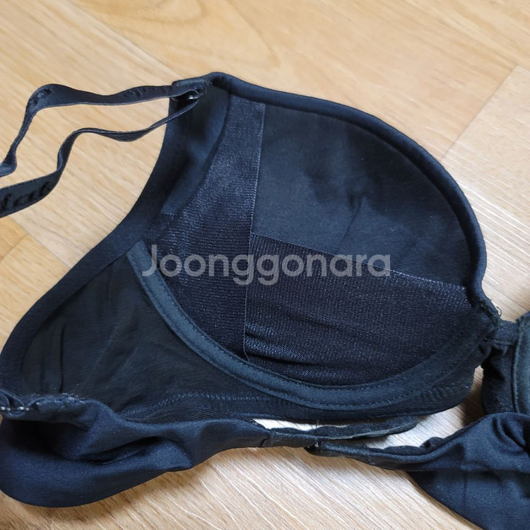 새상품 노와이어 75a 브라 + 햄라인 90 팬티 세트--5