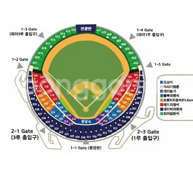 4/,26 롯데vs두산 중네 통로4연석양도--0