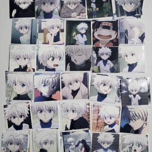 헌터x헌터 컬러 스티커 헌헌 애니인컷 키르아 아르카