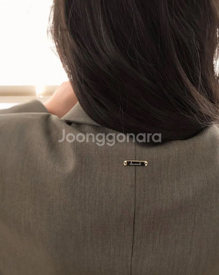 슬로우앤드 데이클래식 루즈핏 싱글자켓 모카브라운--1